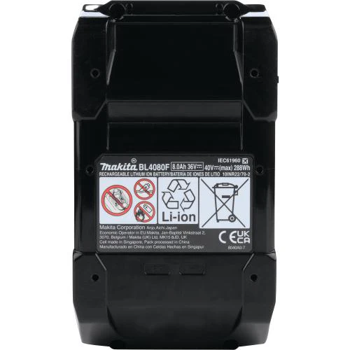 Makita BL4080F 40V MAX LI-ION BATTERY BL4080F with Charge Level Indicator - Image 2