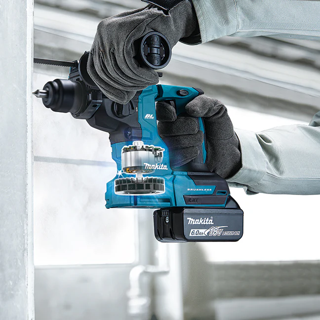 Makita DHR183Z, 18V LXT Brushless 11/16" Rotary Hammer SDS-PLUS (Tool Only) - Image 2