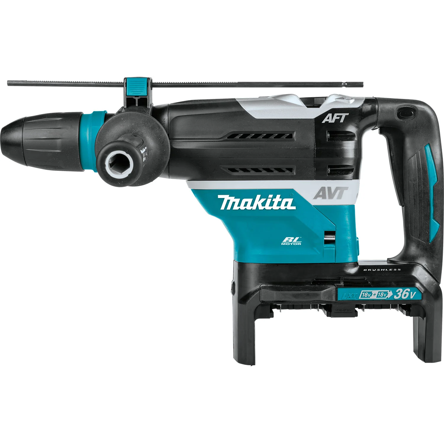 Makita DHR400T2N, 18VX2 BL Rotary Hammer 5.0Ah Kit - Image 5
