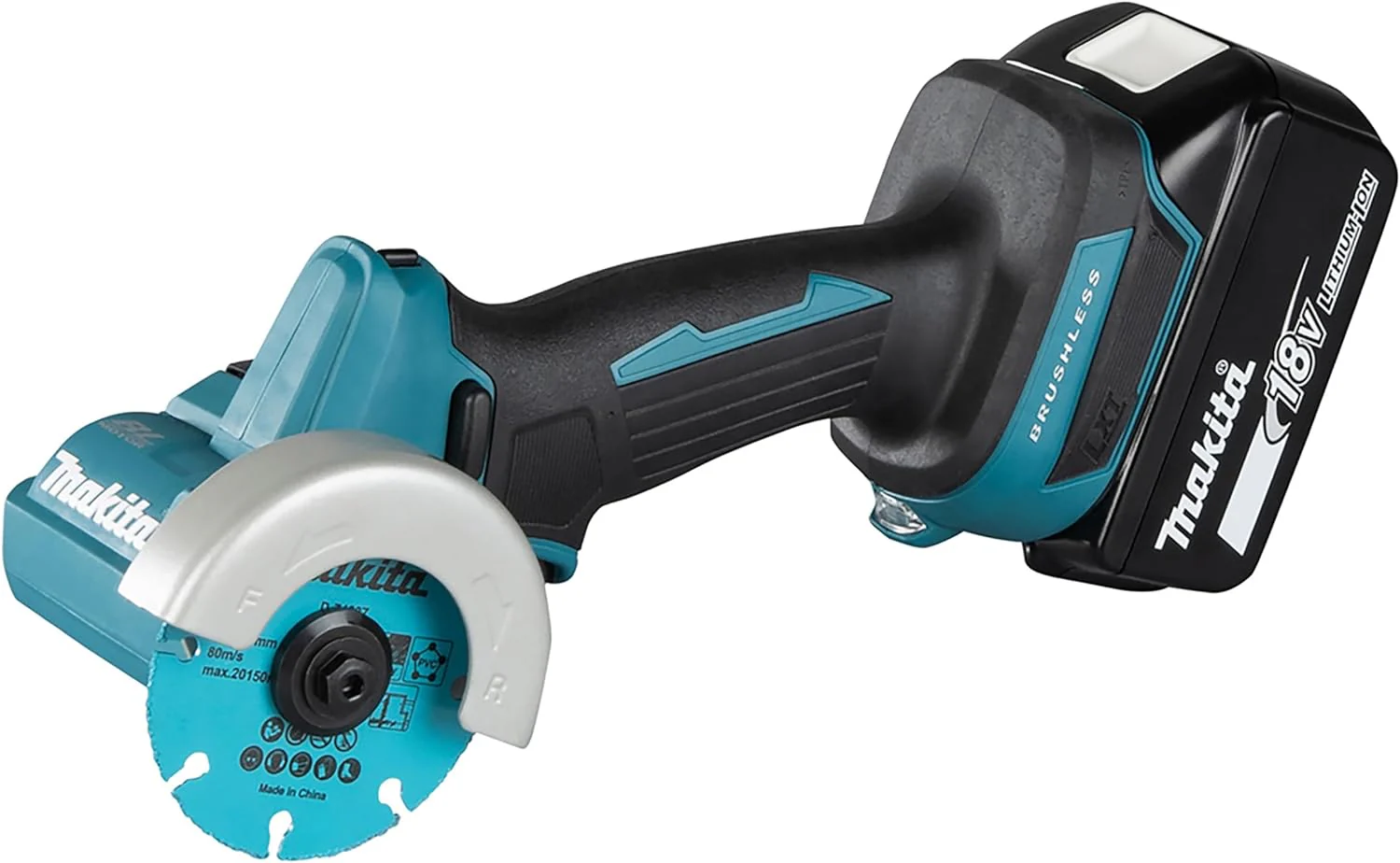 Makita DMC300Z, 18V LXT Brushless Cordless 3" Compact Cut-Off Tool with XPT & AFT (Tool Only) - Image 2