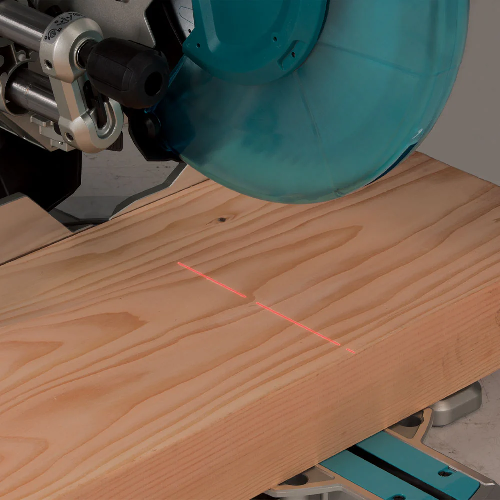 Makita LS1219L, 12" Dual Bevel Sliding Compound Miter Saw with Laser - Image 4
