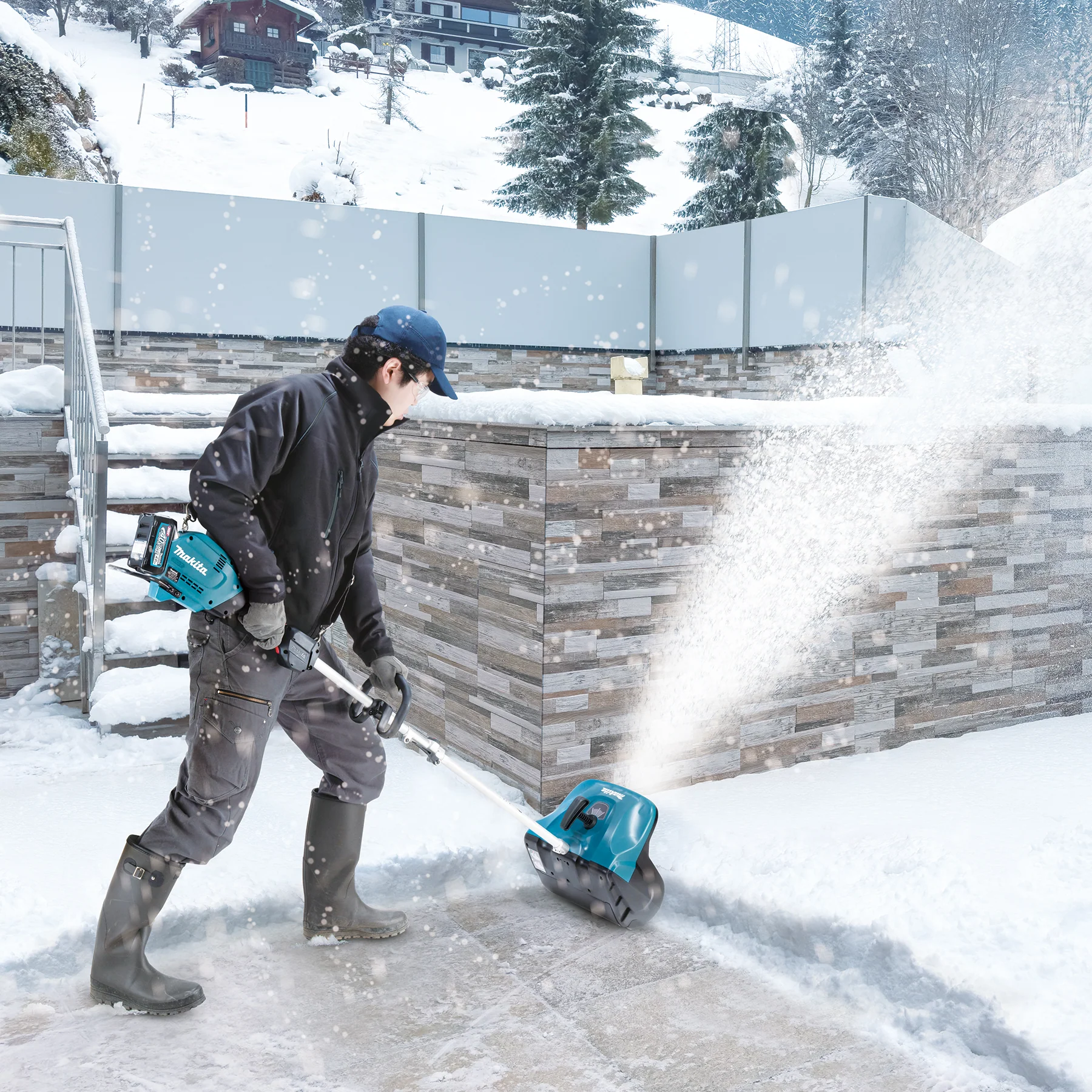 Makita SN400MP, 12" Snow Shovel Attachment - Image 5