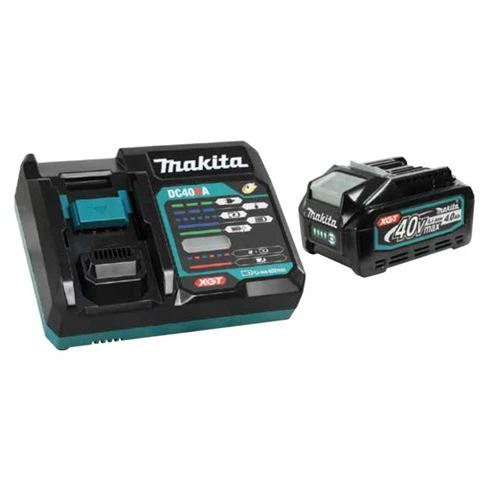 Makita T-04313, 40Vmax XGT Rapid Charger Starter Kit, DC40RA, 4.0Ah x1