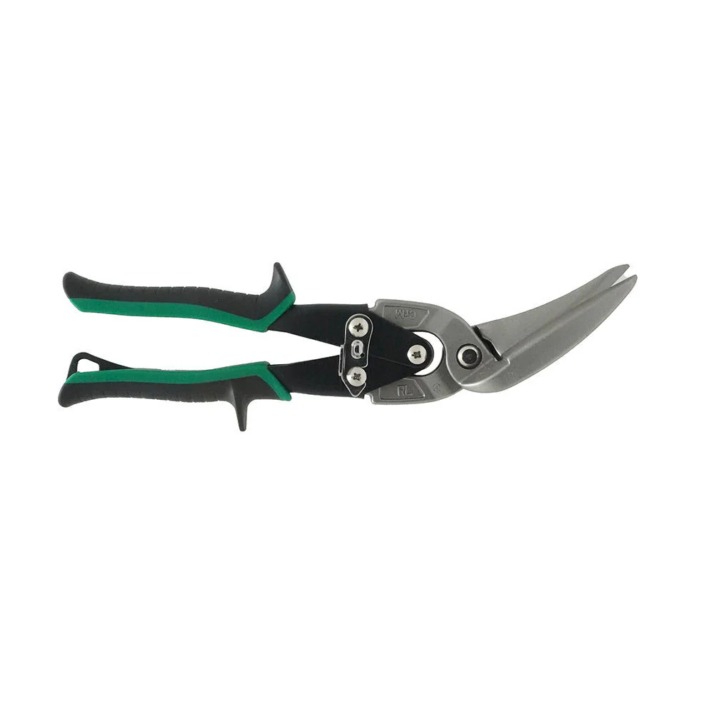 Malco AV73, Long Cut AVs® Metal Cutting Snip, Right Offset, 2-1/4″ Cut Length – Green Grip - Image 4