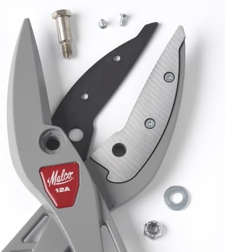 Malco M12A,  Andy Classic Aluminum Handled Snips Straight Cut 12″ - Image 3