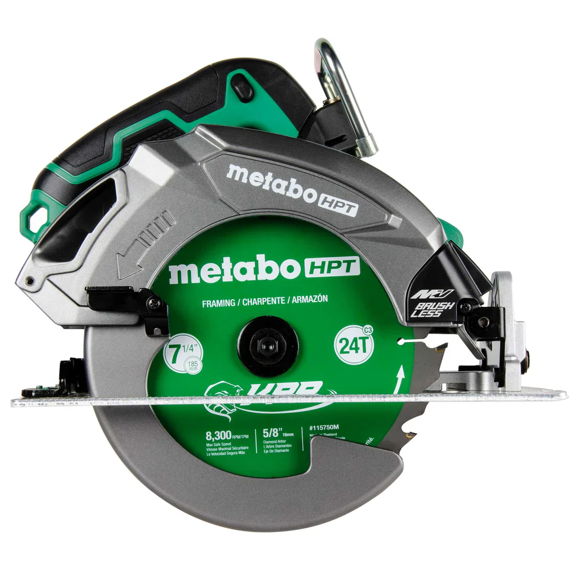 Metabo HPT C3607DBQ4M, 36V MultiVolt™ 7-1/4 Inch Cordless Circular Saw (Tool Only)