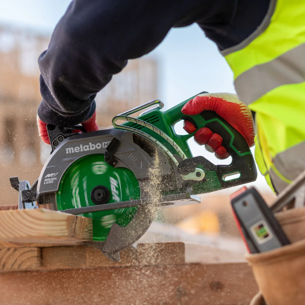 Metabo HPT C3607DWAQ4M, 36V MultiVolt 7-1/4" Rear Handle Circular Saw (Tool Only) - Image 5