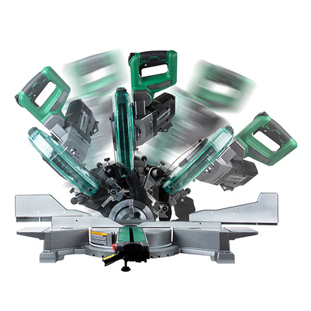 Metabo HPT C3610DRAQ4M, 36V MultiVolt™ 10 Inch Dual Bevel Sliding Cordless Miter Saw (Tool Body Only) - Image 3