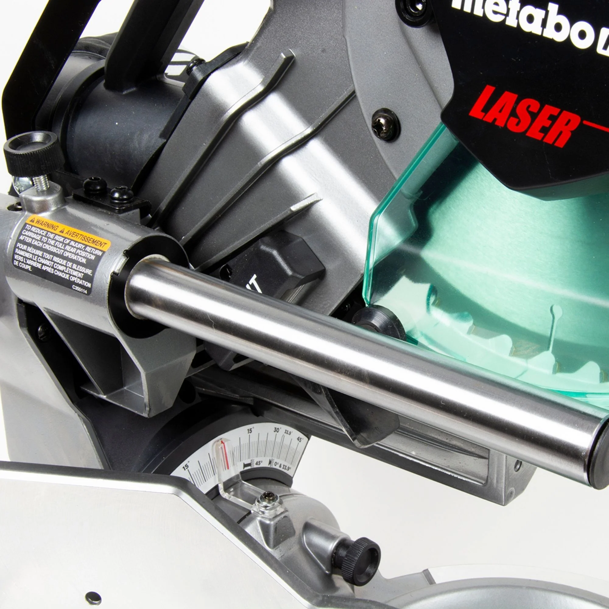 Metabo HPT C3610DRAQ4M, 36V MultiVolt™ 10 Inch Dual Bevel Sliding Cordless Miter Saw (Tool Body Only) - Image 6