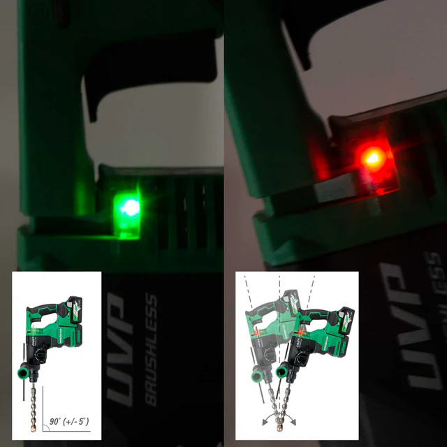 Metabo-HPT DH3628DAQ4M, 36V MultiVolt SDS Plus Rotary Hammer (Tool Only) - Image 9