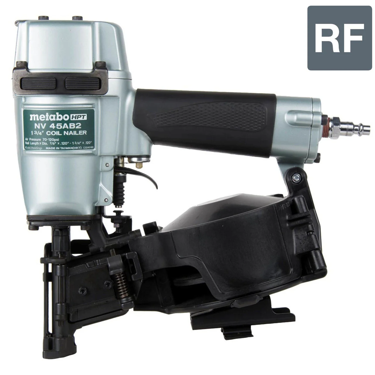 Metabo HPT KNV45AB2M, Pro Bundle 1-3/4in Coil Roofing Nailer with BONUS Impact Driver 5.0Ah Kit - Image 4