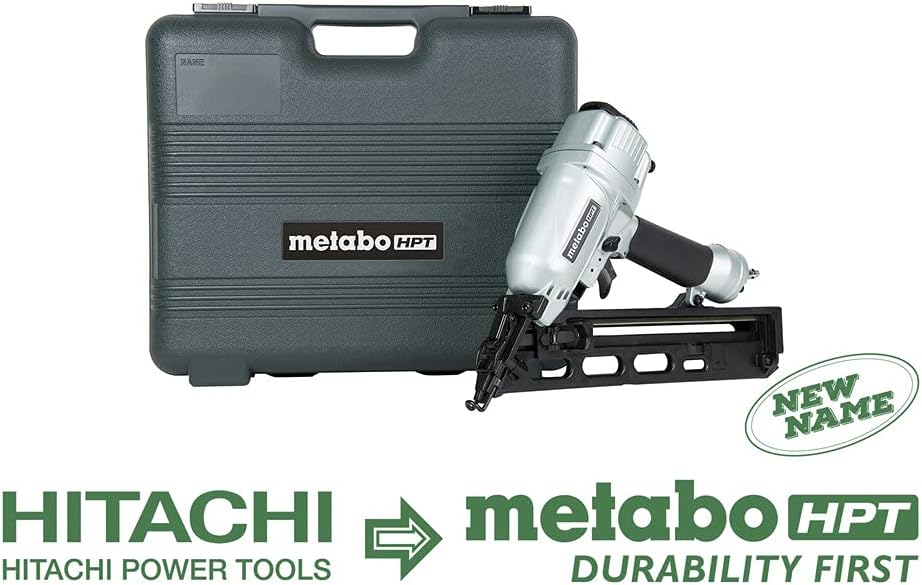 Metabo HPT NT65MA4, 2-1/2" 15ga Angled Finish Nailer with Air Duster - Image 8