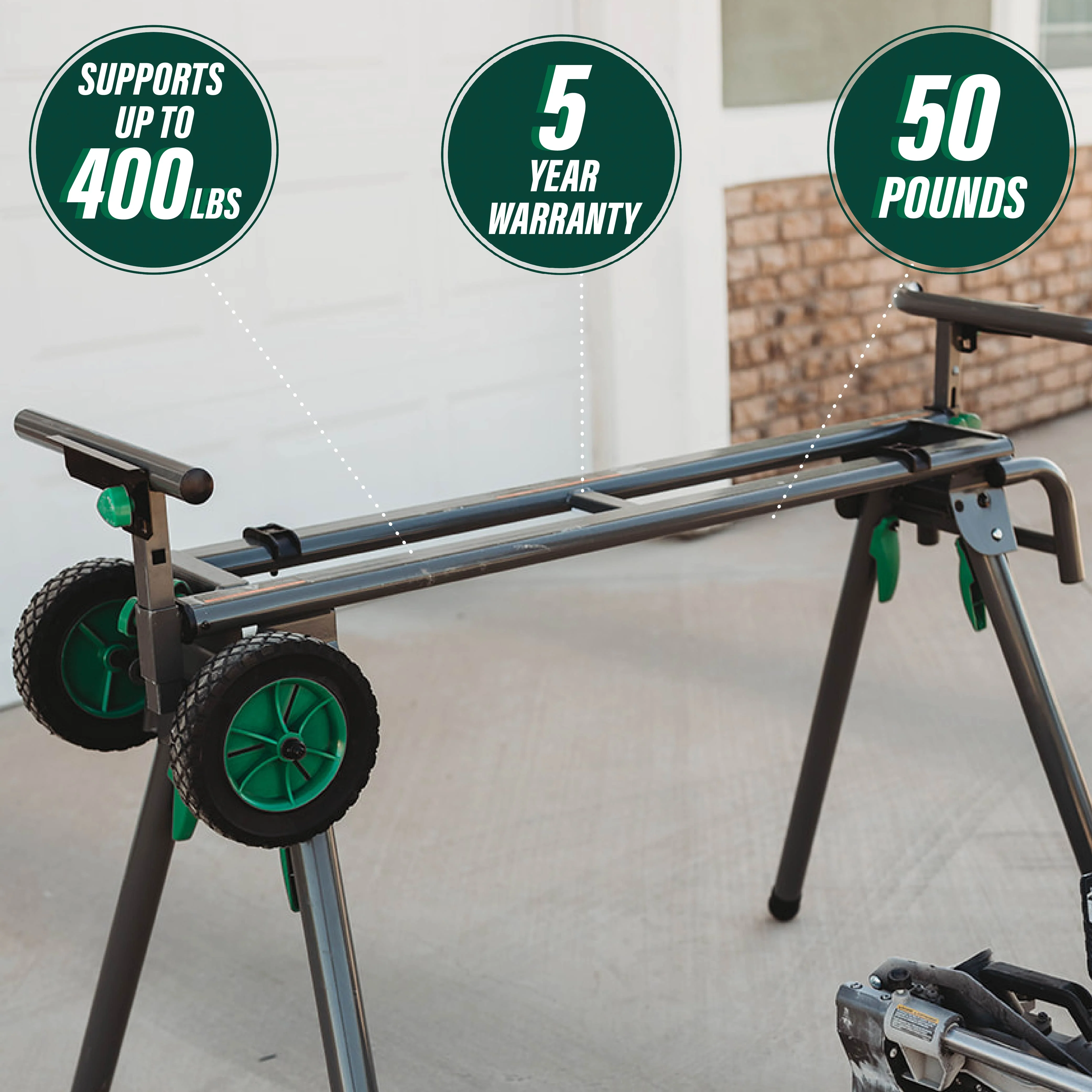 Metabo HPT UU240FM, Miter Saw Stand - Image 2