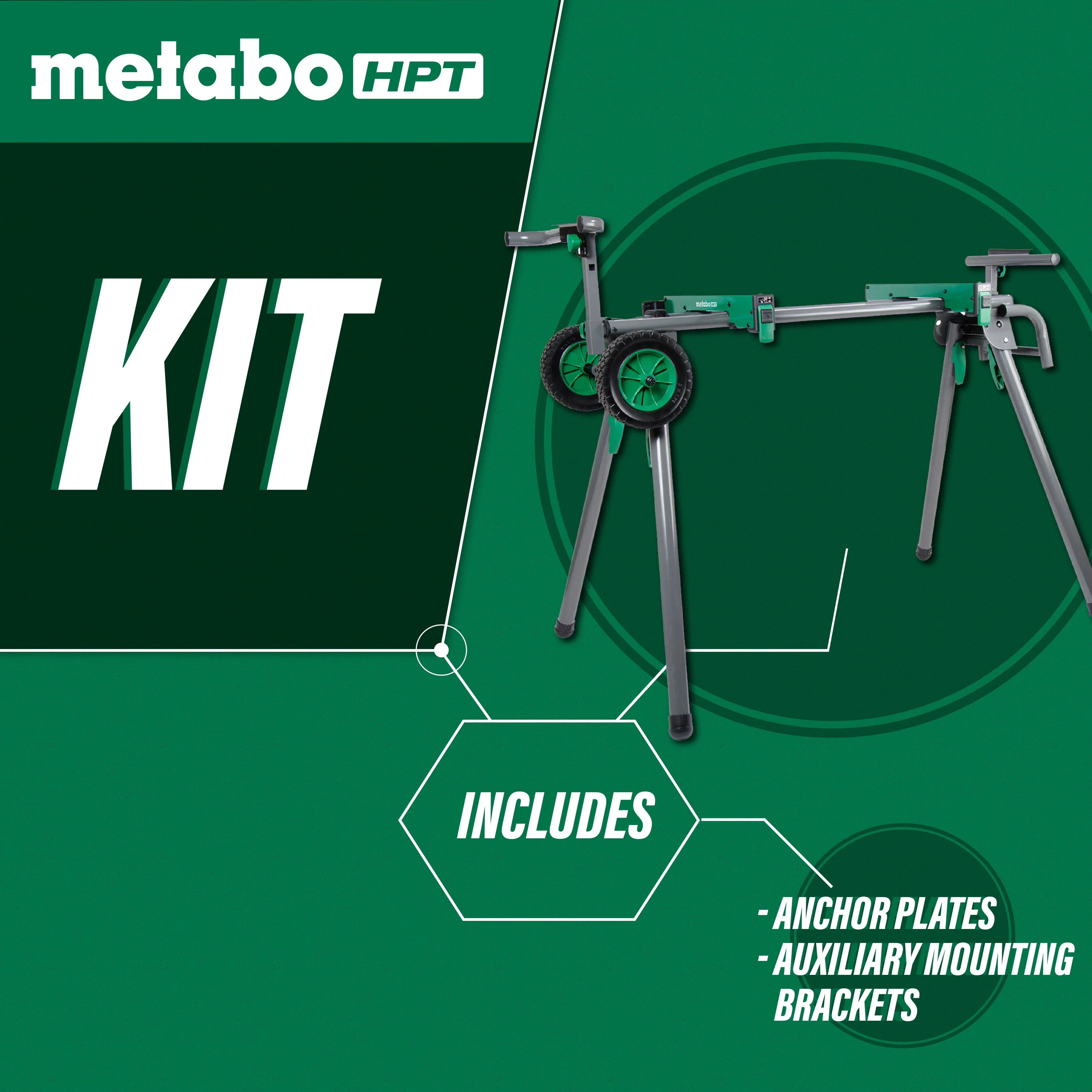Metabo HPT UU240FM, Miter Saw Stand - Image 3