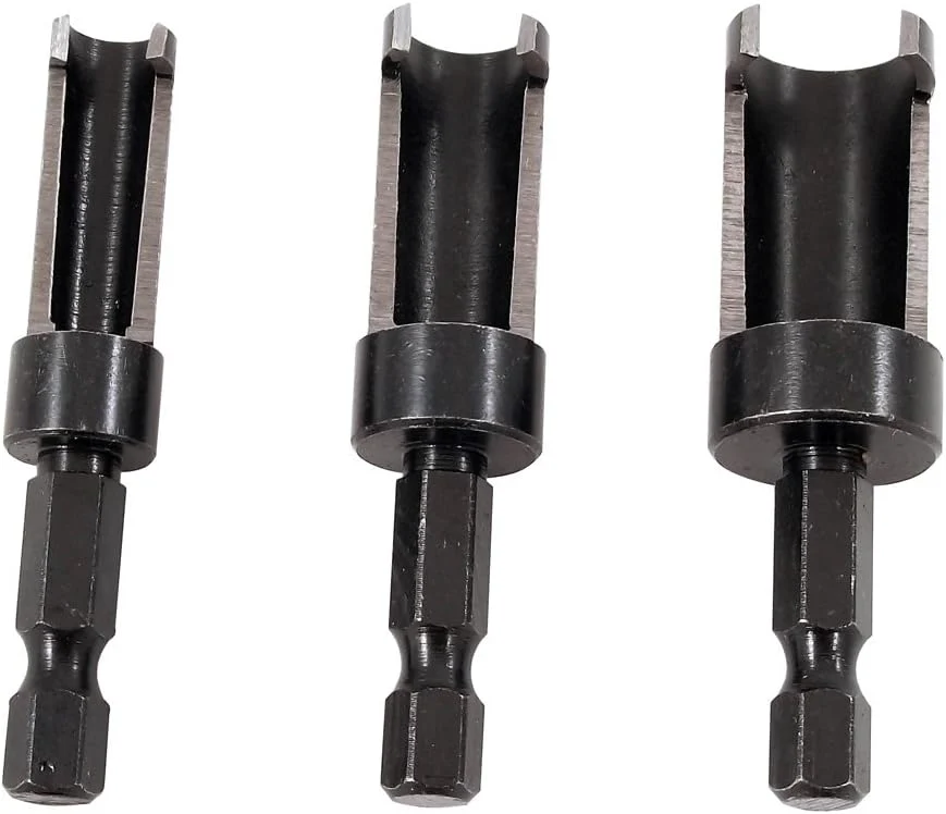 Milescraft 5340, 3pc. PlugCutter Set (1/2", 3/8", 1/4")