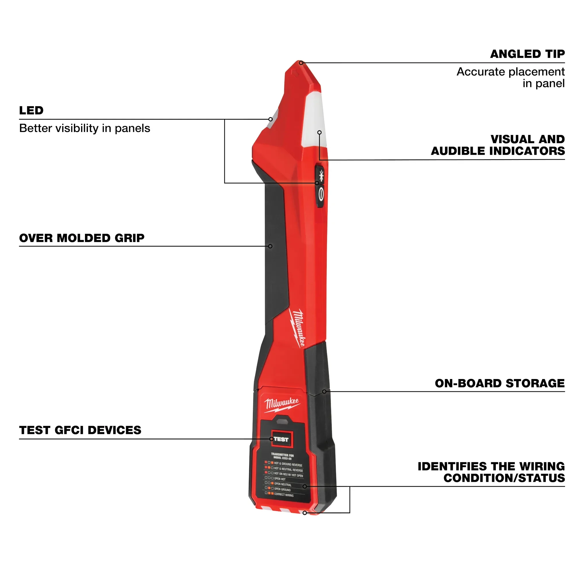 Milwaukee 2222-20, Circuit Breaker Finder w/ LED - Image 3