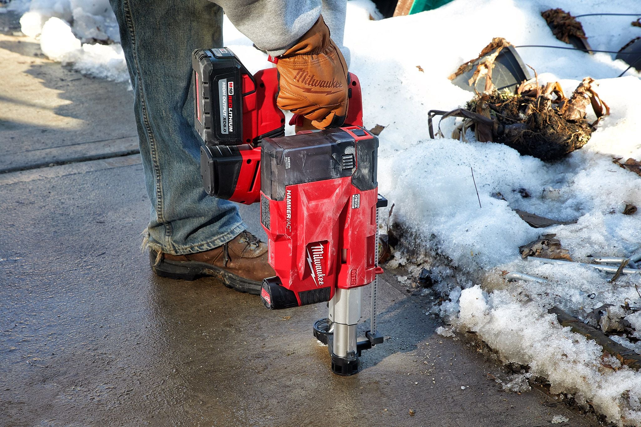 Milwaukee 2509-22, M12 HAMMERVAC Universal Dust Extractor Kit - Image 4