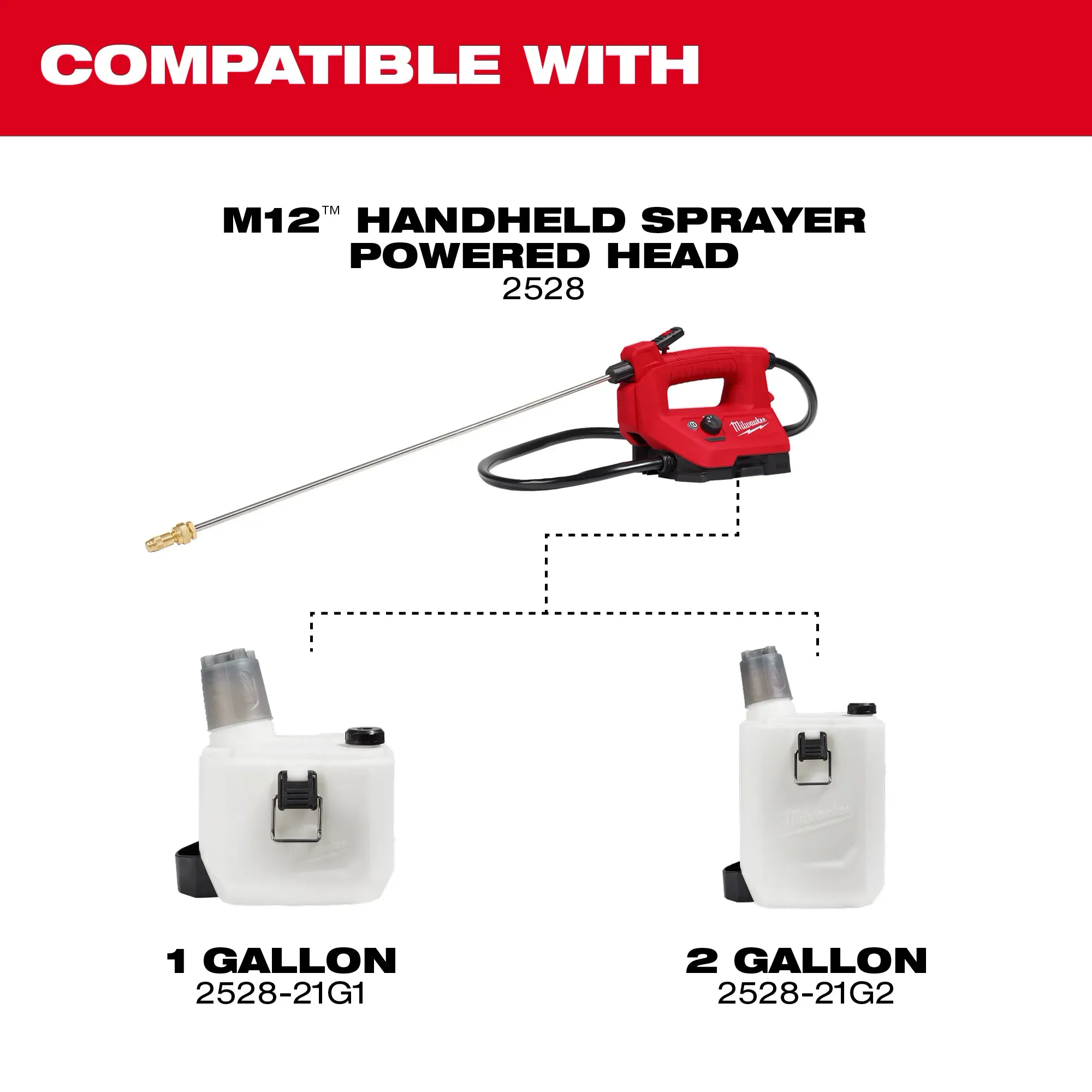 Milwaukee 2528-21G1, M12 1 Gallon Handheld Sprayer Kit - Image 9
