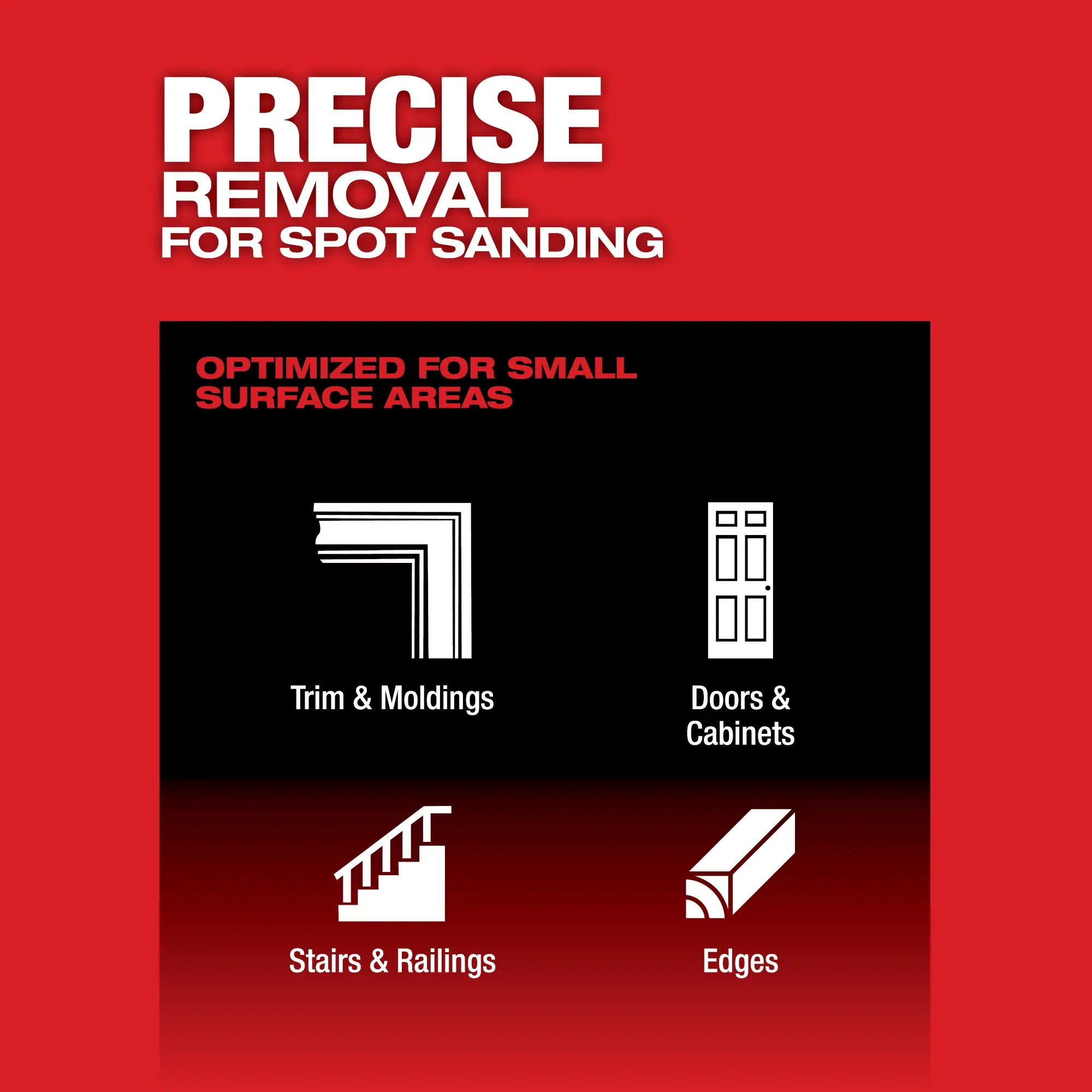 Milwaukee 2535-20, M12 FUEL™ 3" Random Orbital Detail Sander - Image 5