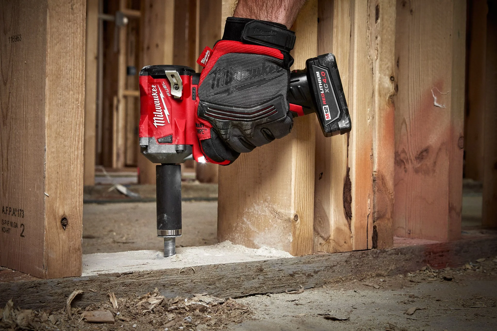 Milwaukee 2554-20, M12 FUEL 3/8" Stubby Impact Wrench (Tool Only) (DISCOUNTINUED) - Image 2