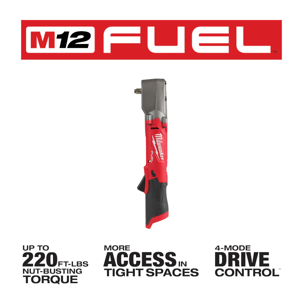 Milwaukee 2564-20, M12 FUEL 3/8" Right Angle Impact Wrench (Tool Only) - Image 4