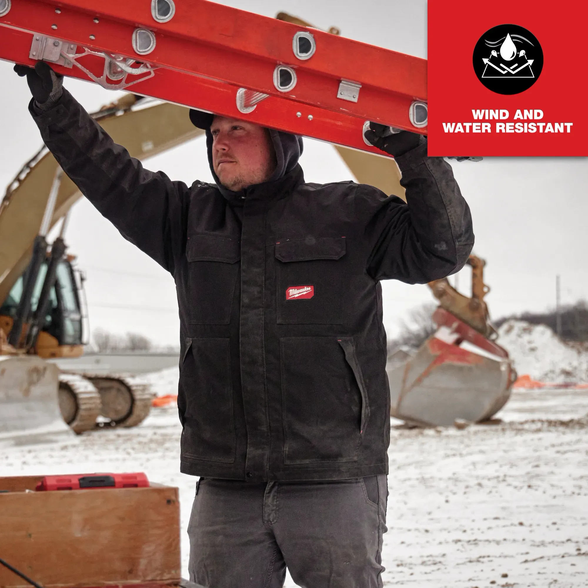 Milwaukee 256B FREEFLEX™ Insulated Jacket Black - Image 11