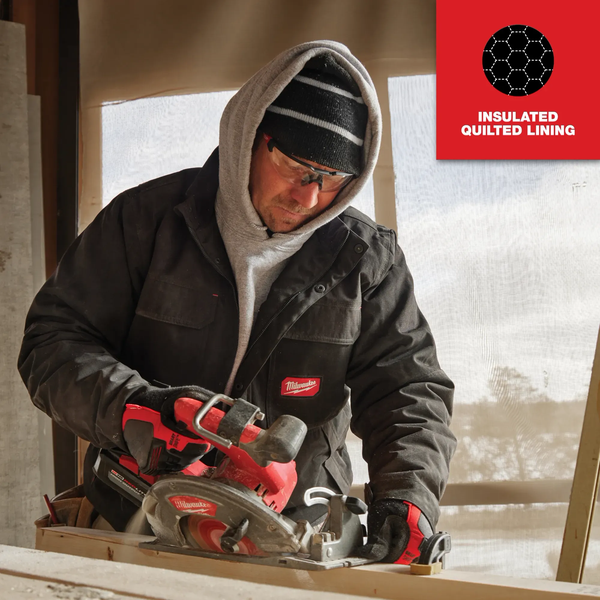 Milwaukee 256B FREEFLEX™ Insulated Jacket Black - Image 12
