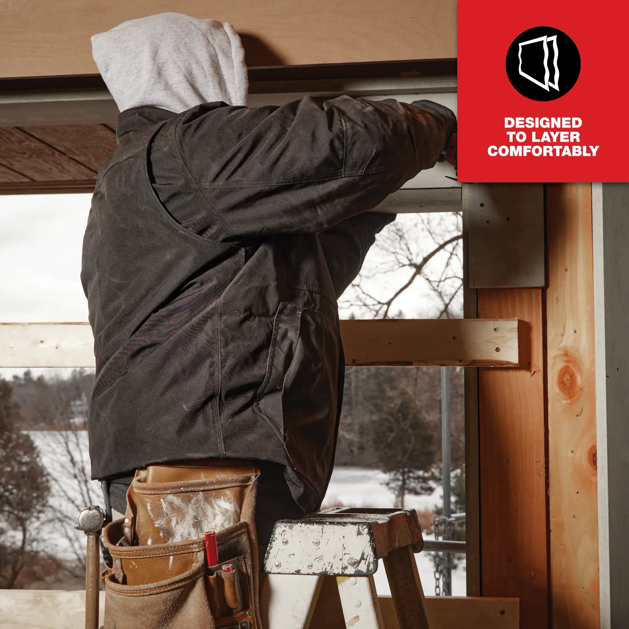 Milwaukee 256B FREEFLEX™ Insulated Jacket Black - Image 13