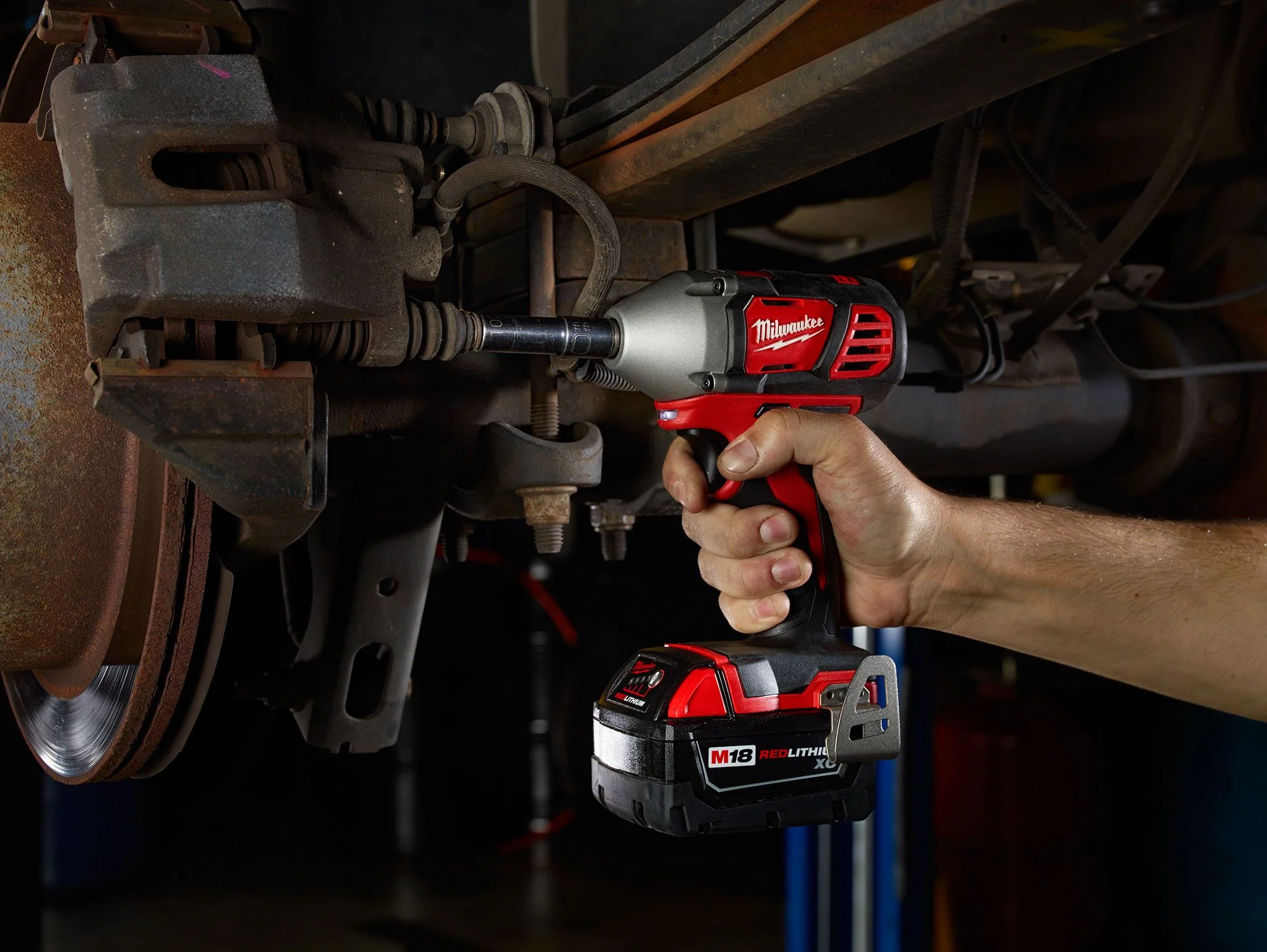 Milwaukee 2658-20, M18 3/8" Impact Wrench w/Friction Ring (Tool Only) - Image 2