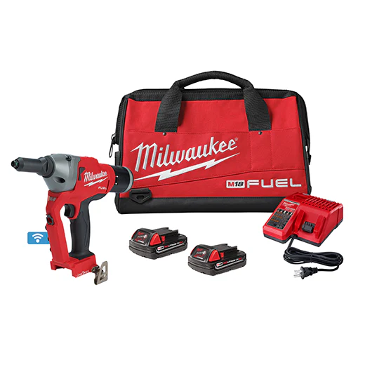 Milwaukee 2660-22CT, M18 FUEL Brushless 1/4" Blind Rivet Tool w/ ONE-KEY Kit