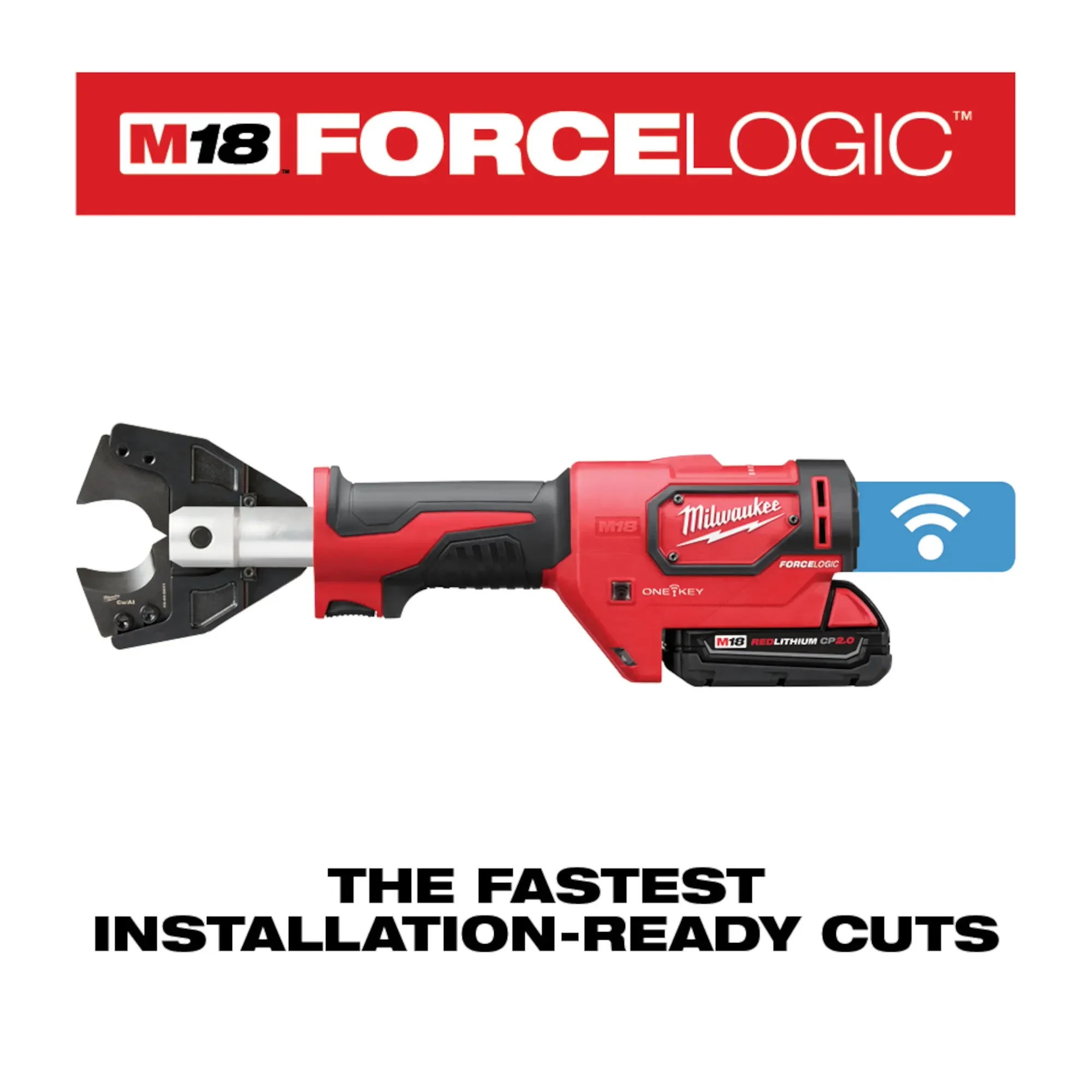 Milwaukee 2672-21S, M18™ FORCE LOGIC™ Cable Cutter Kit with 477 ACSR Jaws - Image 3