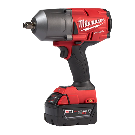 Milwaukee 2767-22GR, M18 FUEL High Torque 1/2" Impact Wrench with Friction Ring and Grease Gun Kit - Image 2