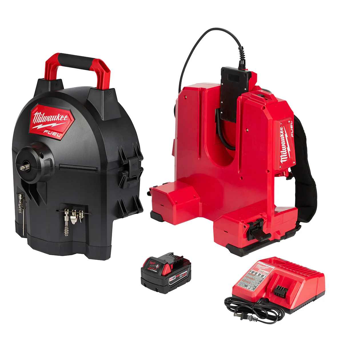 Milwaukee 2775E-211, M18 FUEL™ SWITCH PACK™ Sectional Drum Machine with 5/8” Open Wind Cable - Image 13