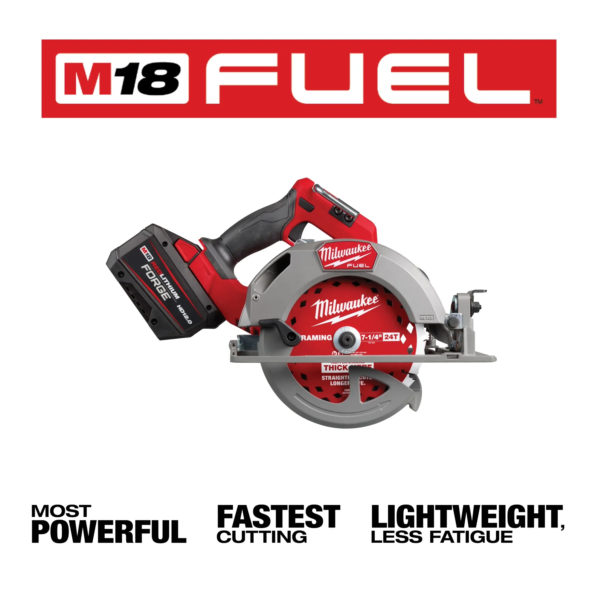 Milwaukee 2834-21HD, M18 FUEL™ 7-1/4” Circular Saw Kit - Image 2