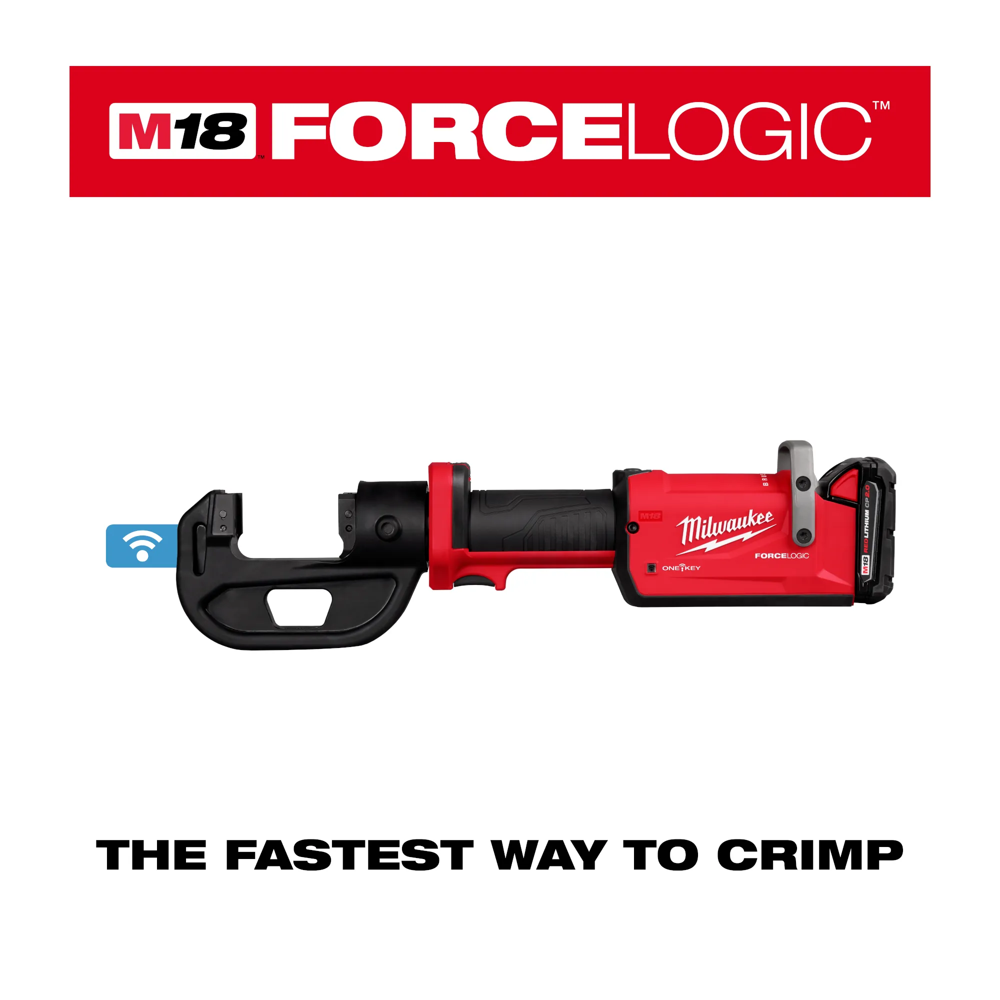 Milwaukee 2878K-22, M18â„¢ FORCE LOGICâ„¢ 12T Kearney Linear Crimper Kit - Image 3