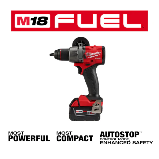 Milwaukee 2904-22, M18 FUEL™ 1/2" Hammer Drill/Driver Kit - Image 2