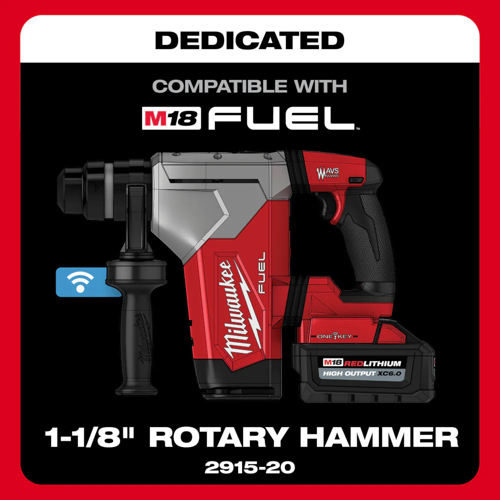 Milwaukee 2915-DE,  M18 FUEL HAMMERVAC 1-1/8" DEDICATED DUST EXTRACTOR - Image 2