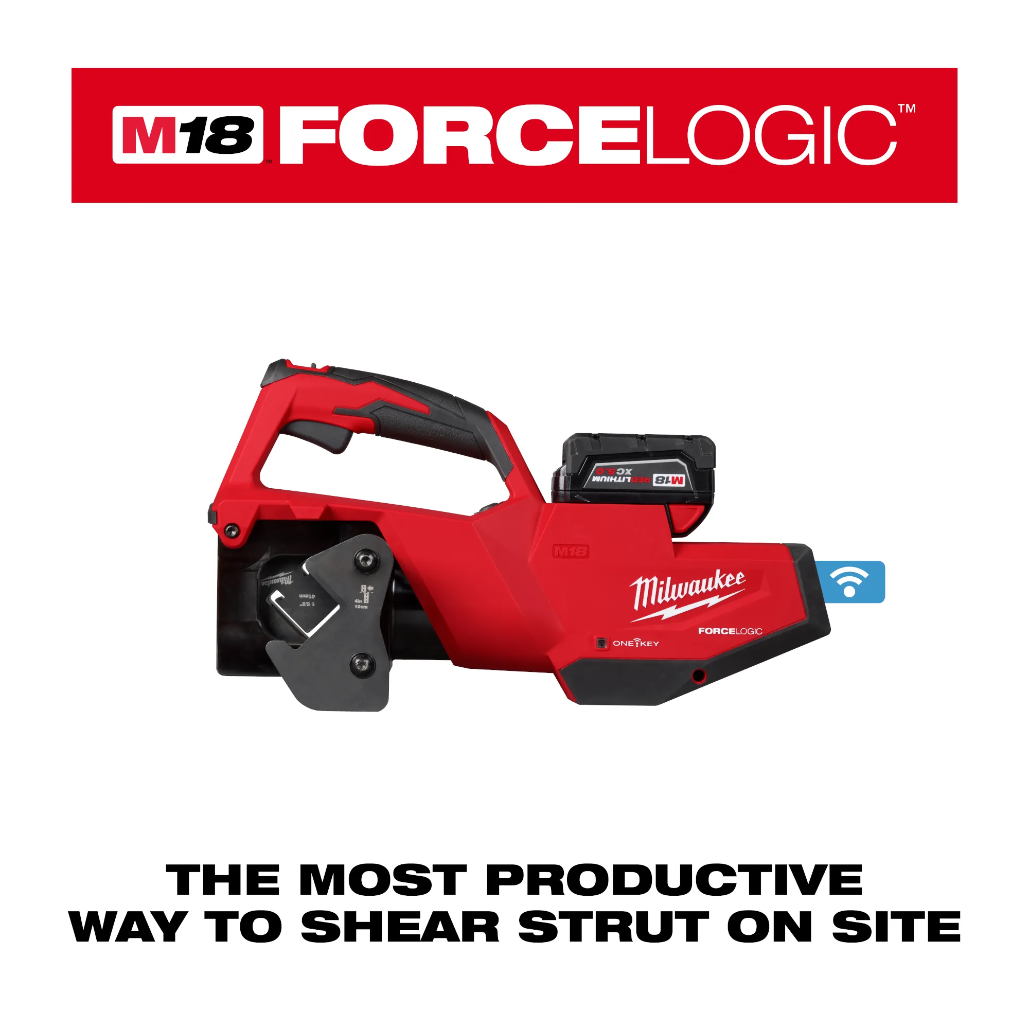 Milwaukee 2933-21, M18™ FORCE LOGIC™ Single Channel Strut Shear Kit - Image 3