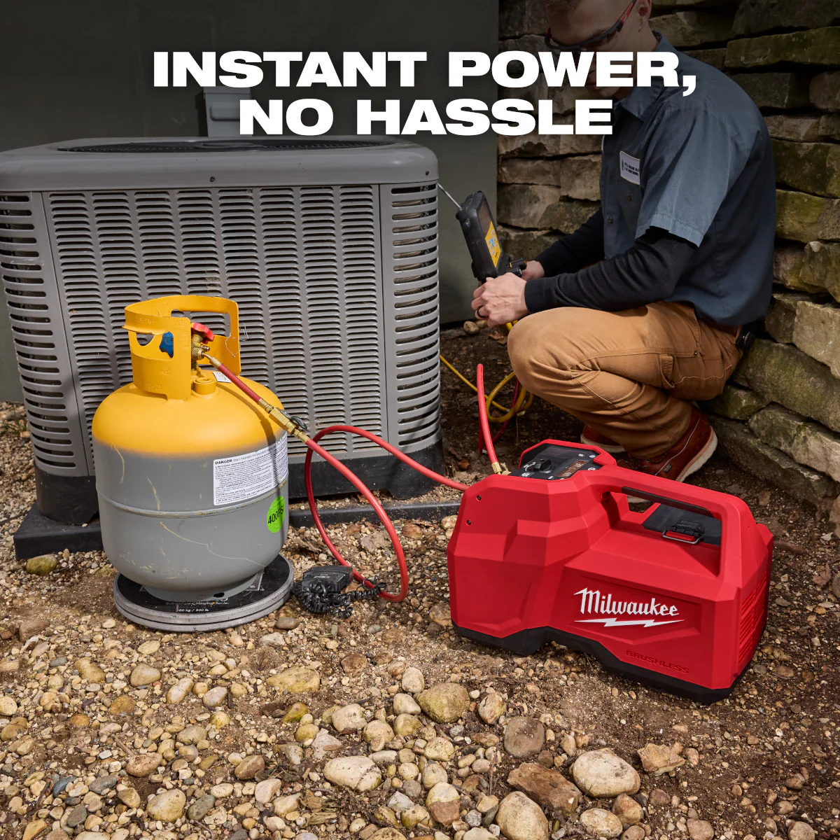 Milwaukee 2938-21, M18™ Brushless Refrigerant Recovery Machine - Image 13