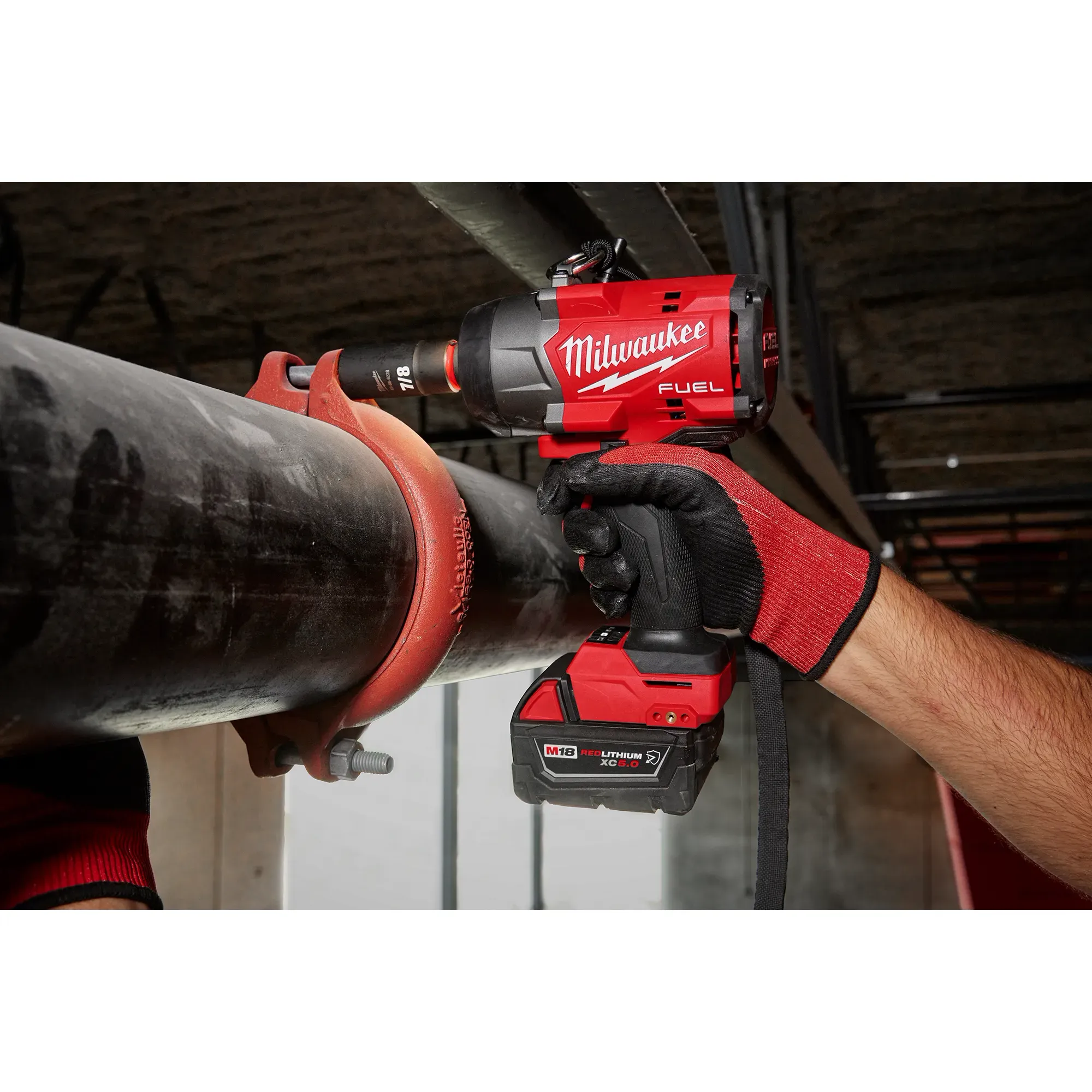 Milwaukee 2966-22, M18 FUEL™ 1/2" High Torque Impact Wrench w/ Pin Detent Kit - Image 11