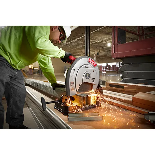Milwaukee 2990-21HD, M18 FUEL 14" Abrasive Chop Saw Kit (12.0 Ah) - Image 10