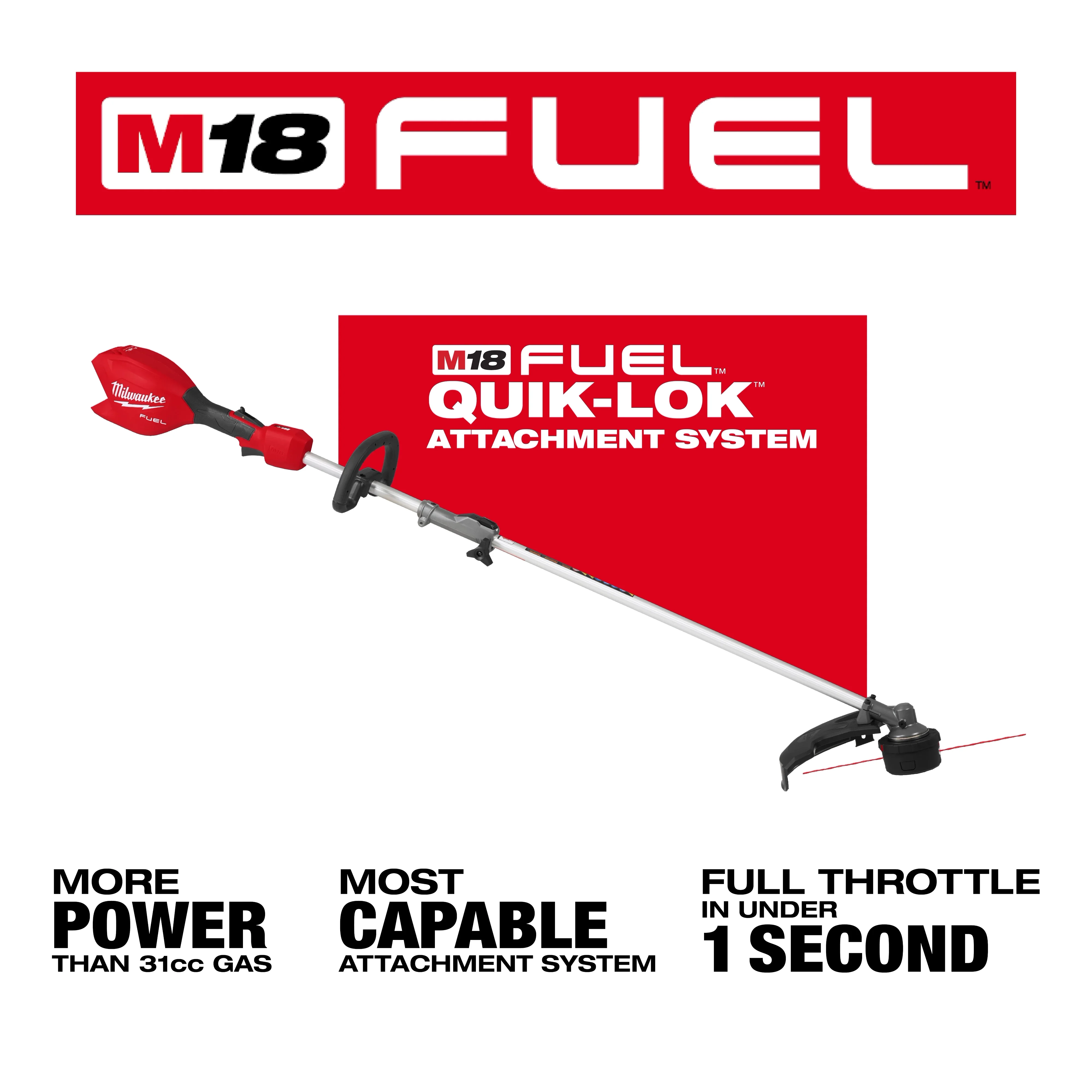 Milwaukee 3016-20ST, M18 FUEL™ String Trimmer w/ QUIK-LOK™ - Image 5