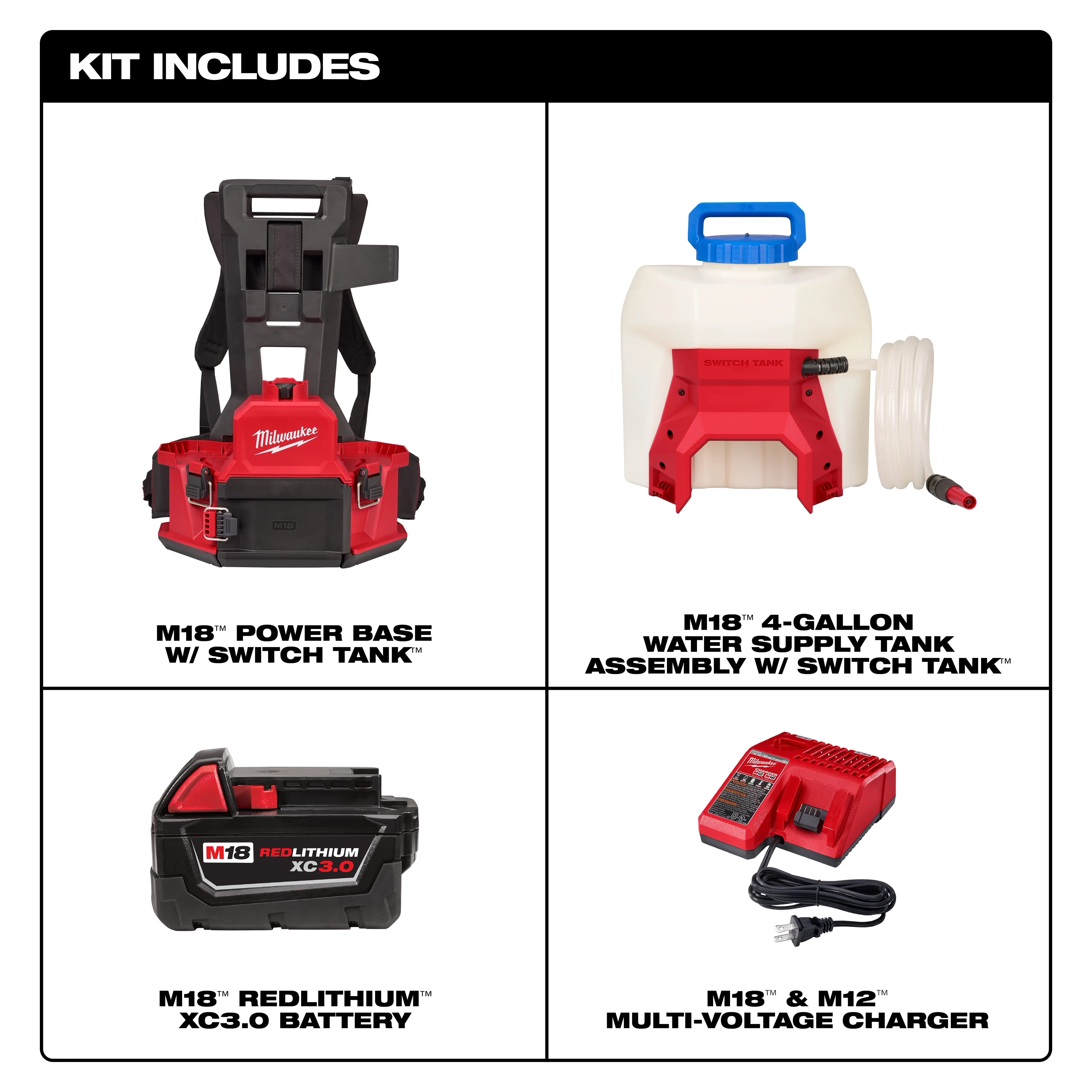 Milwaukee 3019-21WS, M18 4-Gallon Water Supply Kit w/ SWITCH TANK™ - Image 4