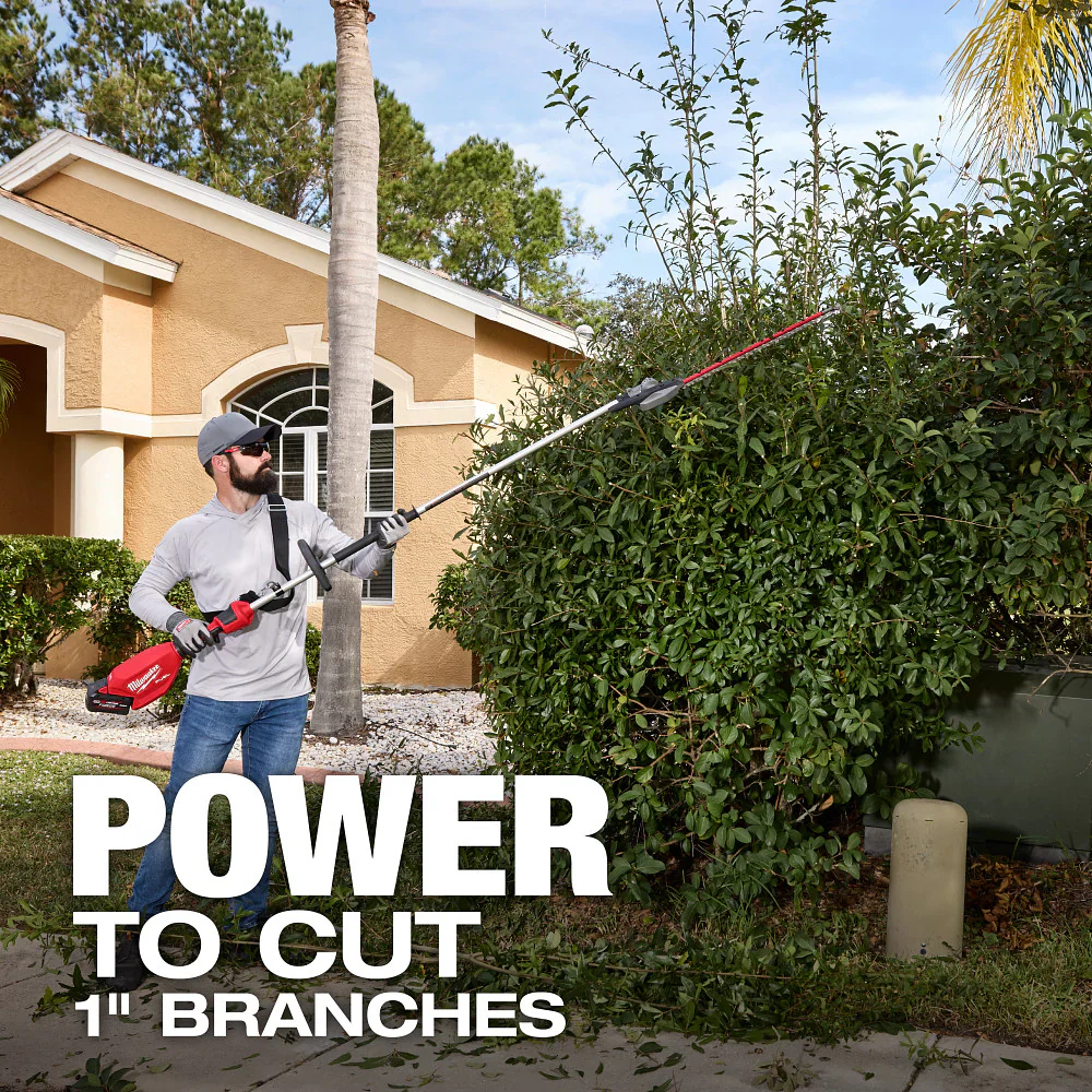 Milwaukee 3035-20, M18 FUEL™ Extended Pole Articulating Hedge Trimmer - Image 6