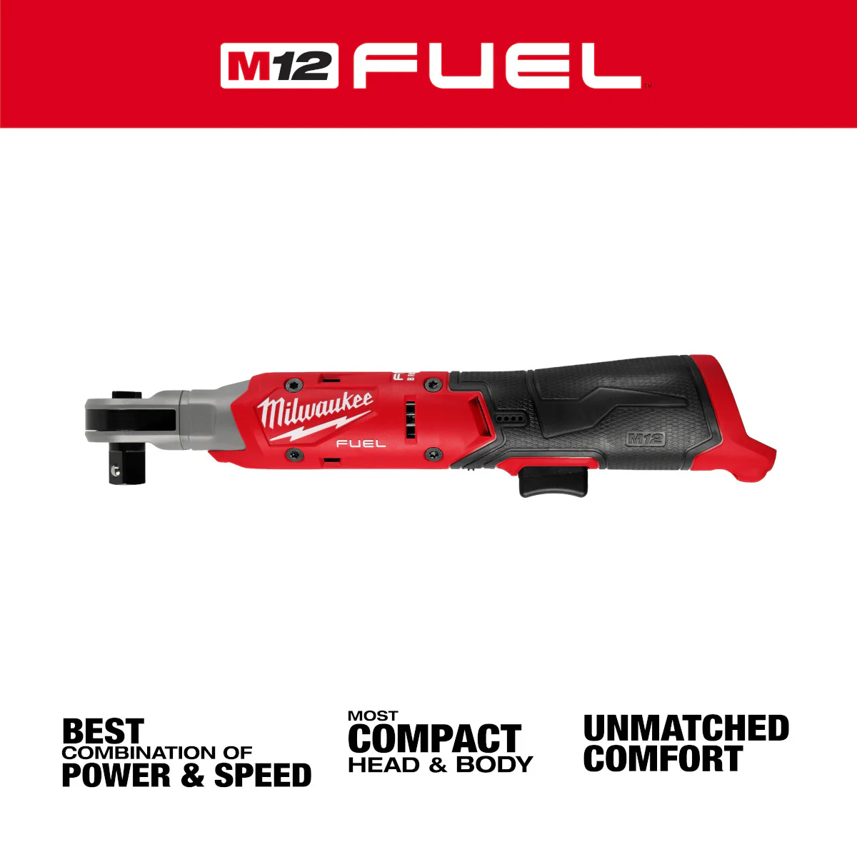 Milwaukee 3054-21, M12 FUEL™ 1/2" Ratchet Kit - Image 4
