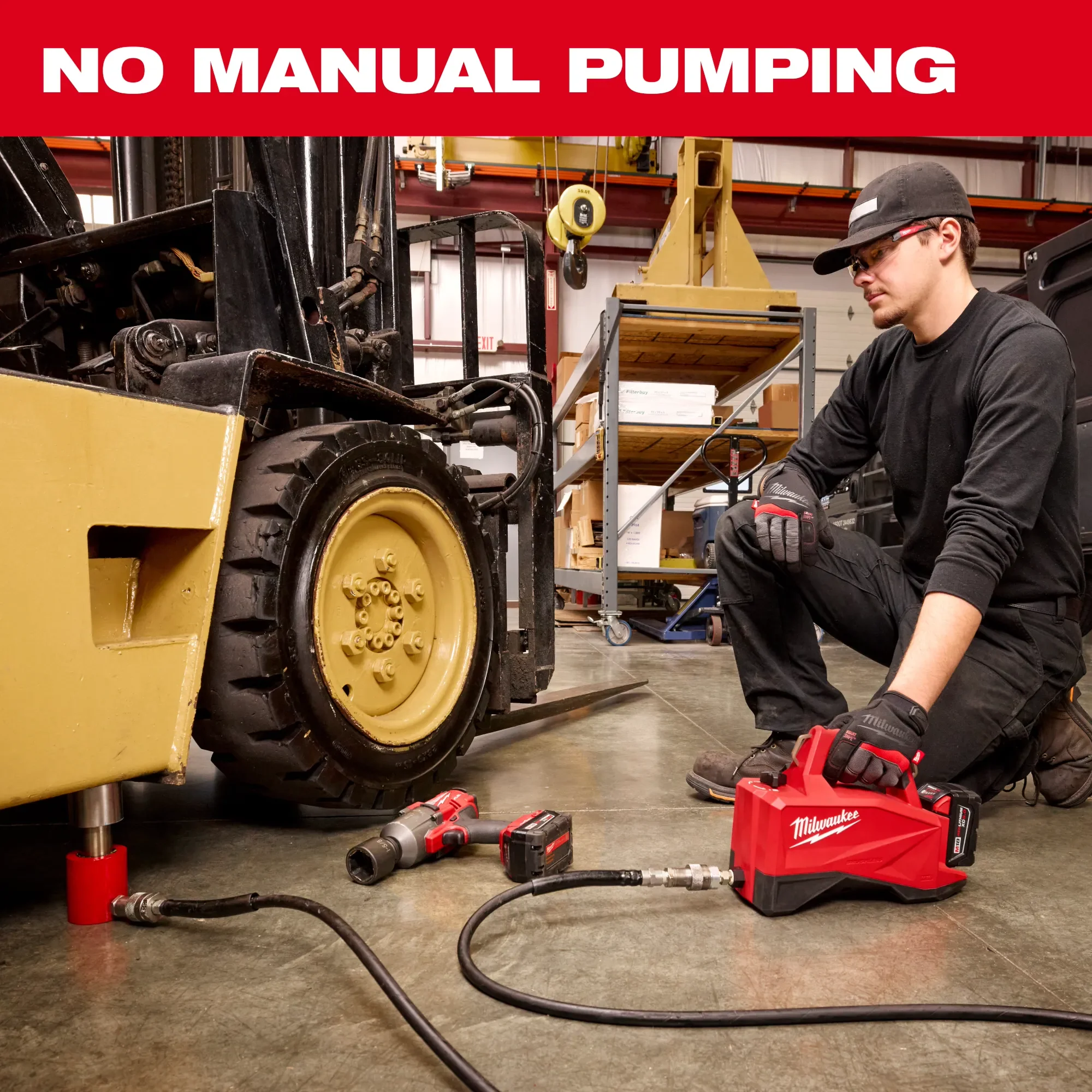 Milwaukee 3120-21, M18™ Brushless Single Acting 60in3 10,000psi Hydraulic Pump - Image 4