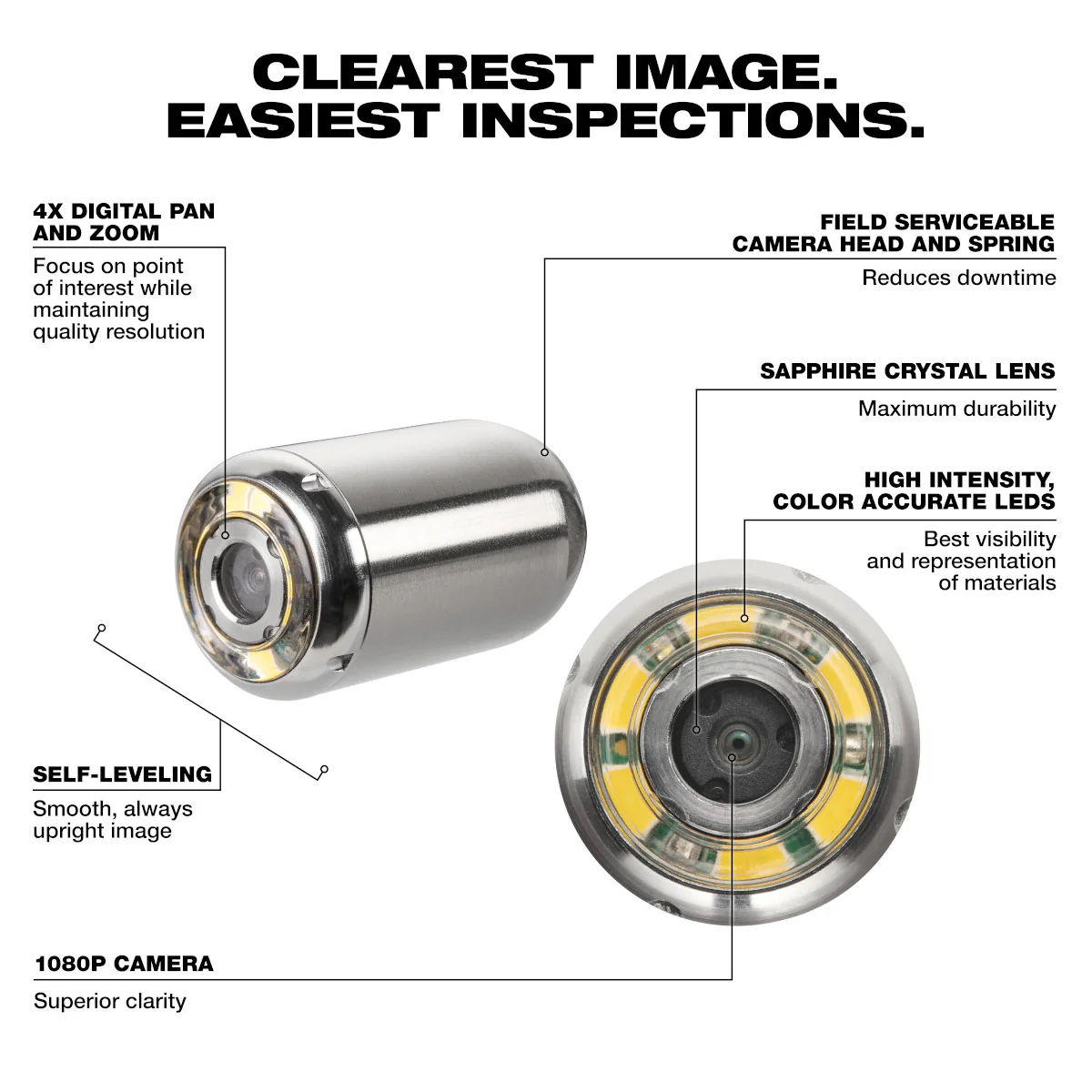 Milwaukee 3318-22B, M12™ 85’ High Flex Compact Inspection Camera Kit - Image 6