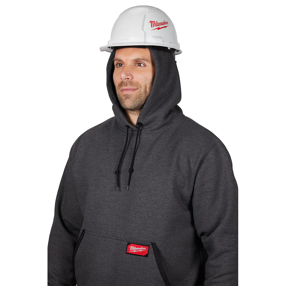 Milwaukee 350G-2X, HD PULLOVER HOODIE - GRAY 2X (Discontinued) - Image 2