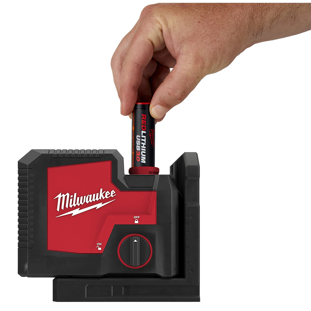 Milwaukee 3510-21, USB Rechargeable Green 3-Point Laser - Image 3