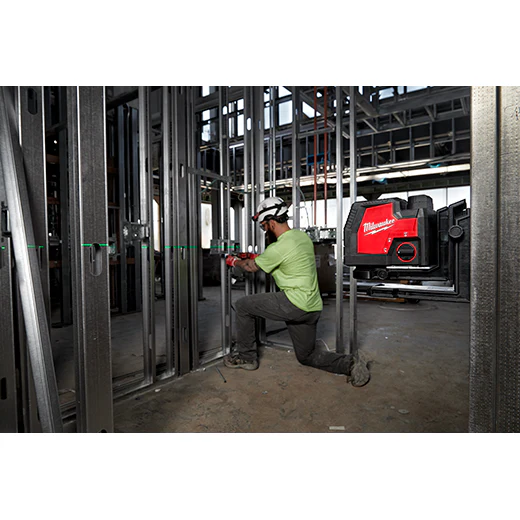 Milwaukee 3522-21, USB Rechargeable Green Cross Line & Plumb Points Laser - Image 3
